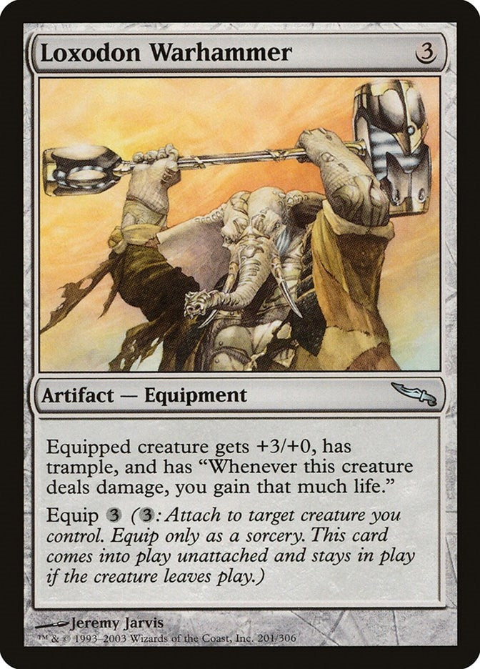 Loxodon Warhammer (201) (Mirrodin)