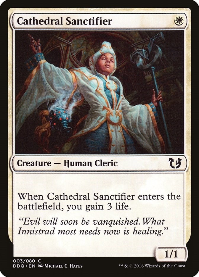 Cathedral Sanctifier (3) (Duel Decks: Blessed vs. Cursed)
