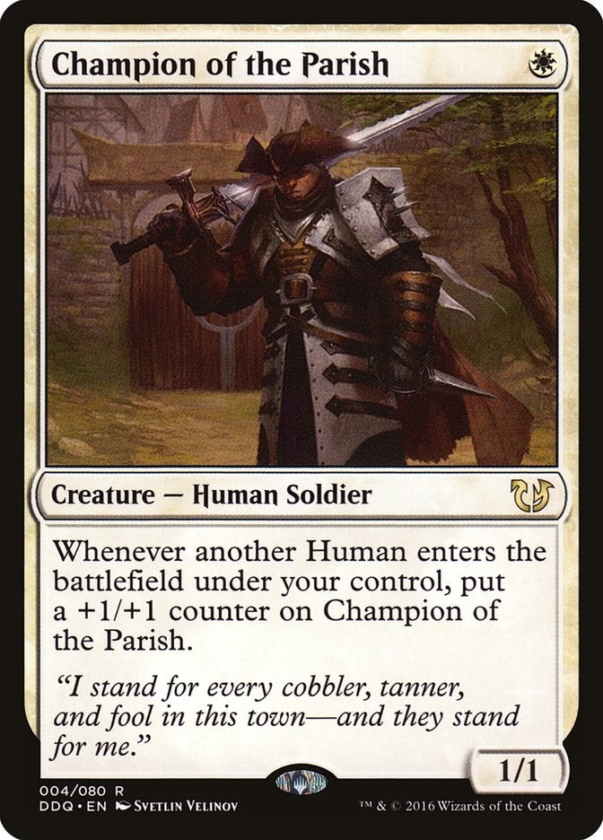 Champion of the Parish (4) (Duel Decks: Blessed vs. Cursed)