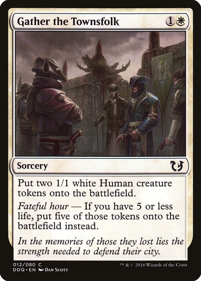 Gather the Townsfolk (12) (Duel Decks: Blessed vs. Cursed)