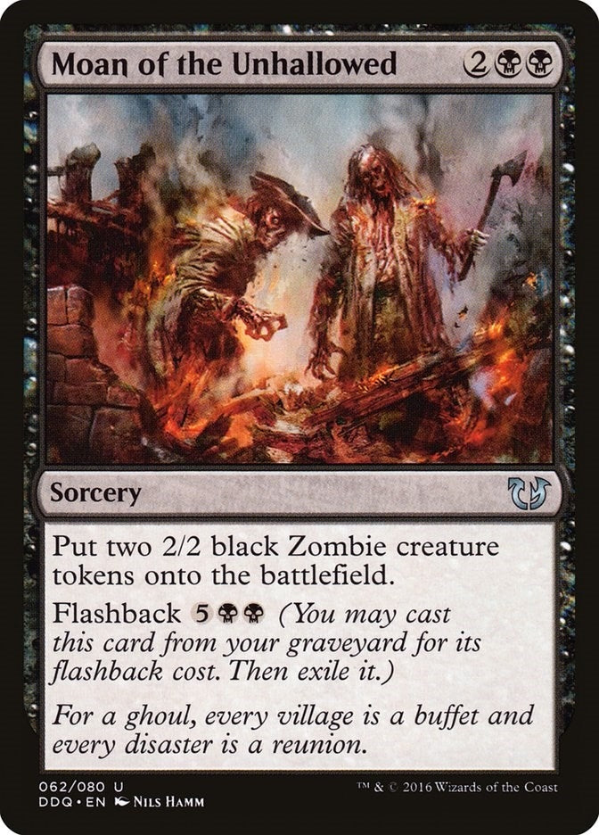 Moan of the Unhallowed (62) (Duel Decks: Blessed vs. Cursed)