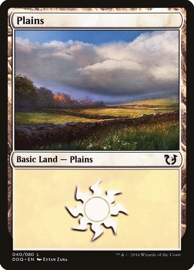 Plains (040) (40) (Duel Decks: Blessed vs. Cursed)