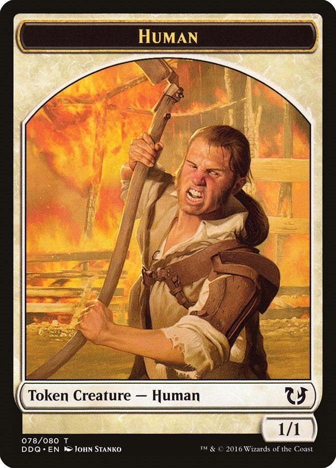 Human Token (78) (Duel Decks: Blessed vs. Cursed)