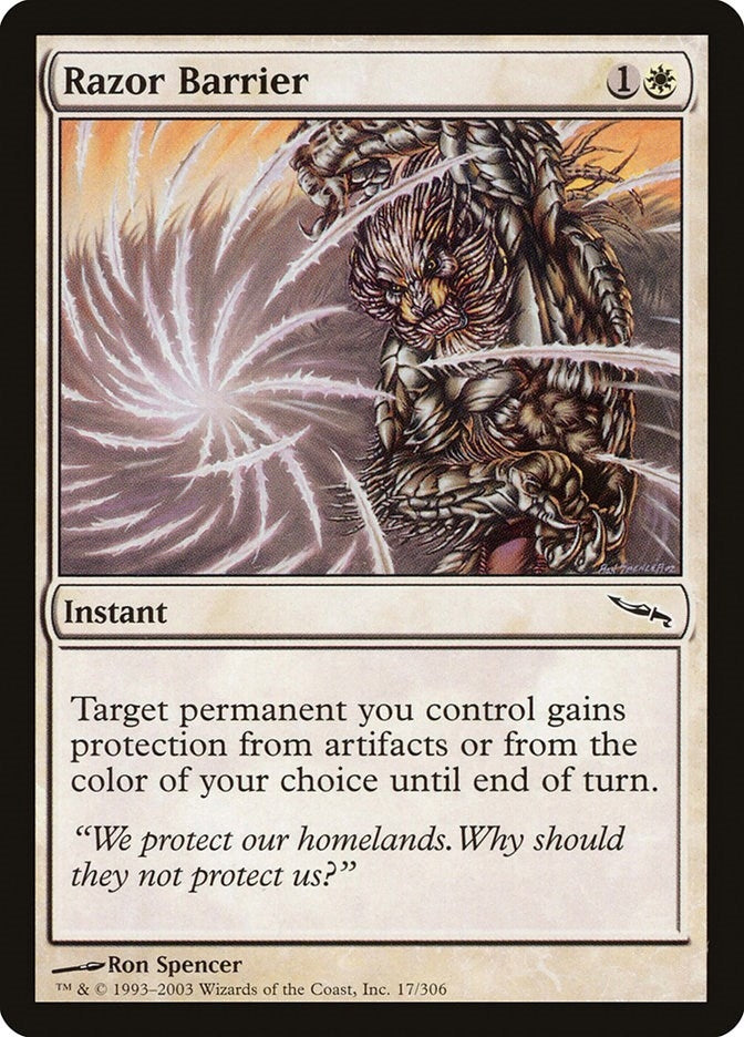 Razor Barrier (17) (Mirrodin)