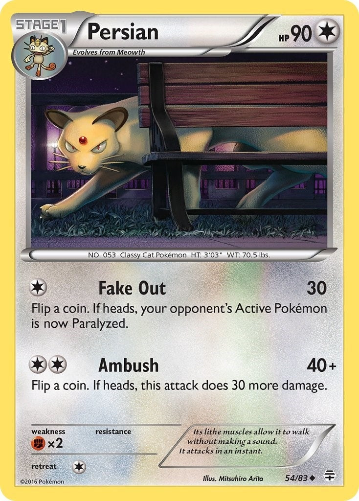 Image for Persian (54/83) (Generations) - Pokemon