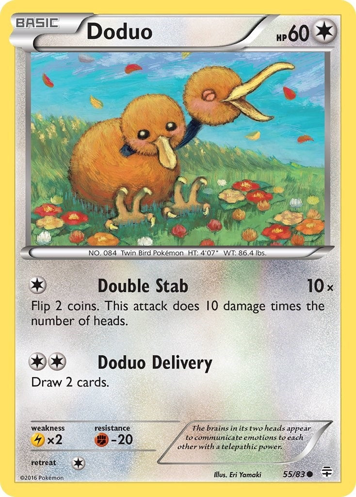 Image for Doduo (55/83) (Generations) - Pokemon