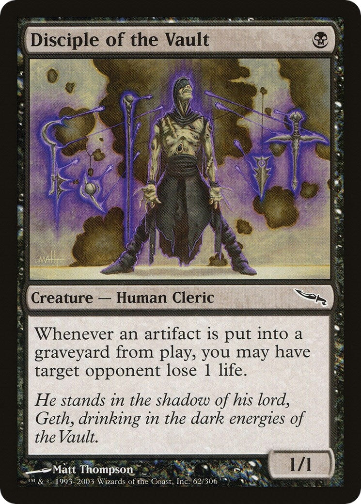 Disciple of the Vault (62) (Mirrodin)