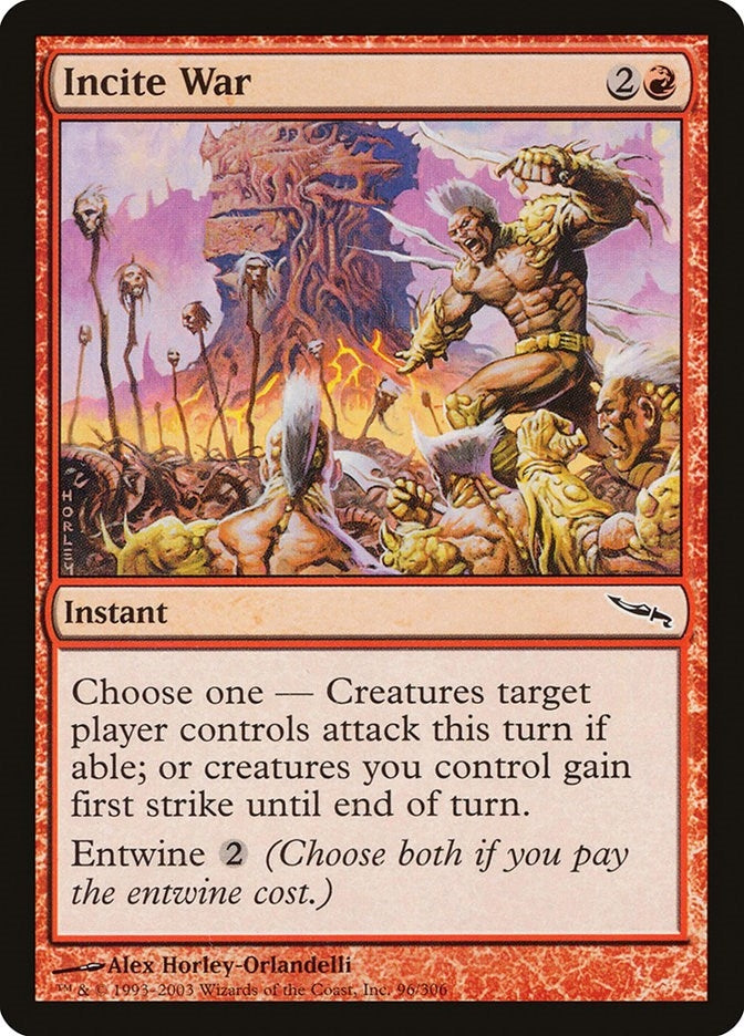 Incite War (96) (Mirrodin)