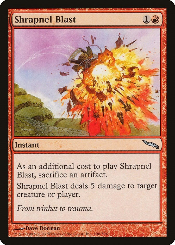 Shrapnel Blast (106) (Mirrodin)