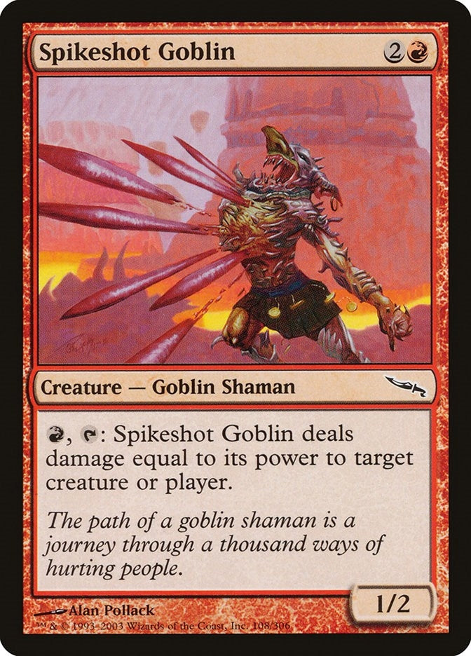 Spikeshot Goblin (108) (Mirrodin)