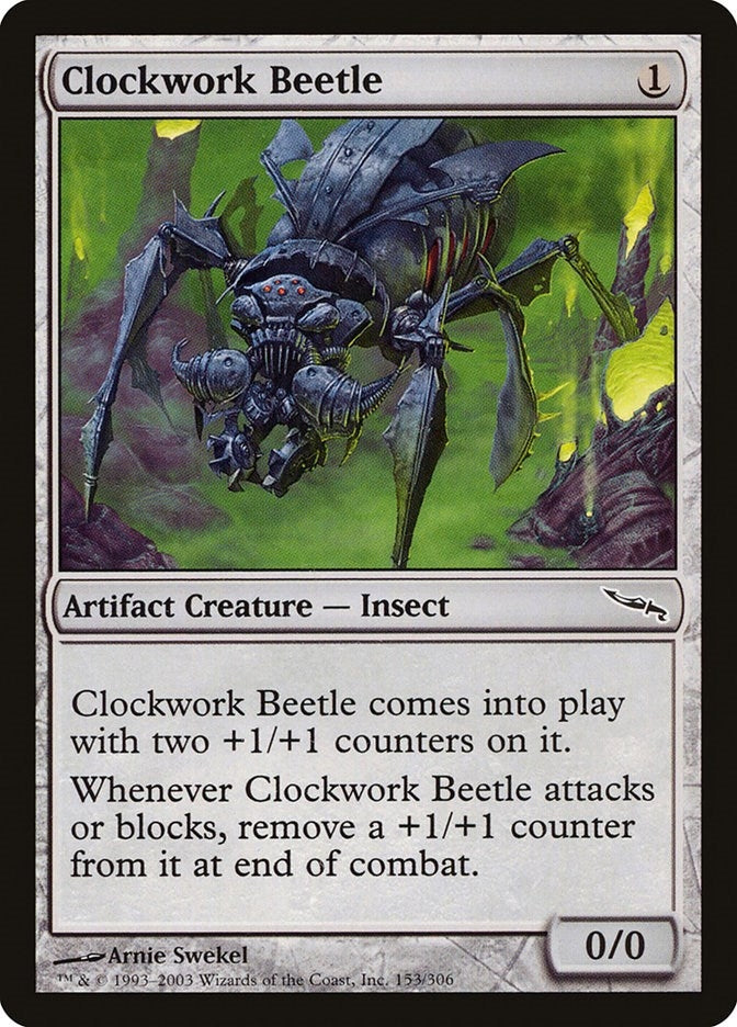 Clockwork Beetle (153) (Mirrodin)