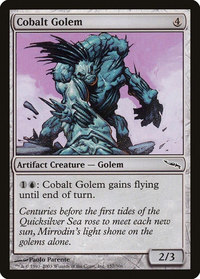 Cobalt Golem (157) (Mirrodin)