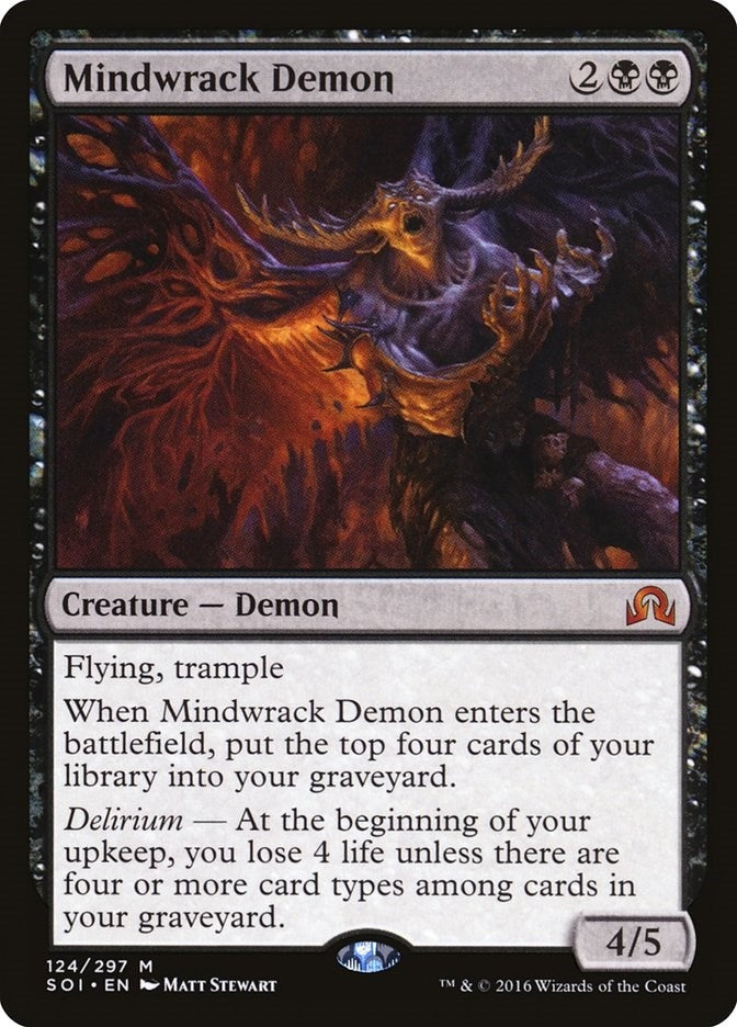 Mindwrack Demon (124) (Shadows over Innistrad)