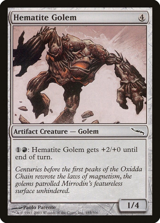 Hematite Golem (185) (Mirrodin)