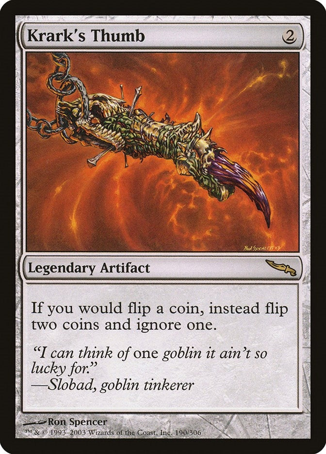 Krark's Thumb (190) (Mirrodin)