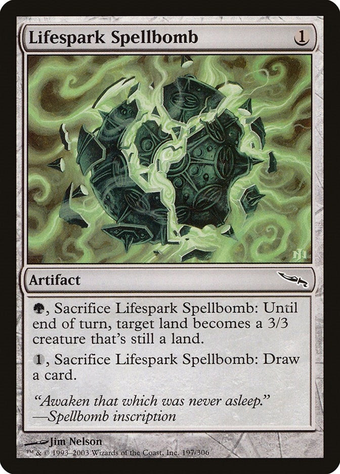 Lifespark Spellbomb (197) (Mirrodin)