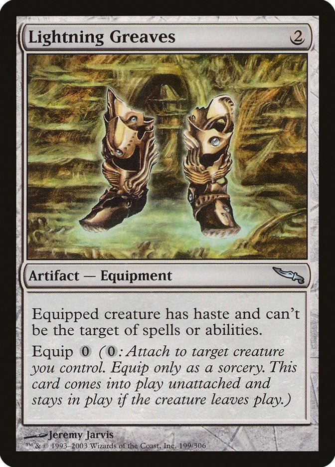 Lightning Greaves (199) (Mirrodin)