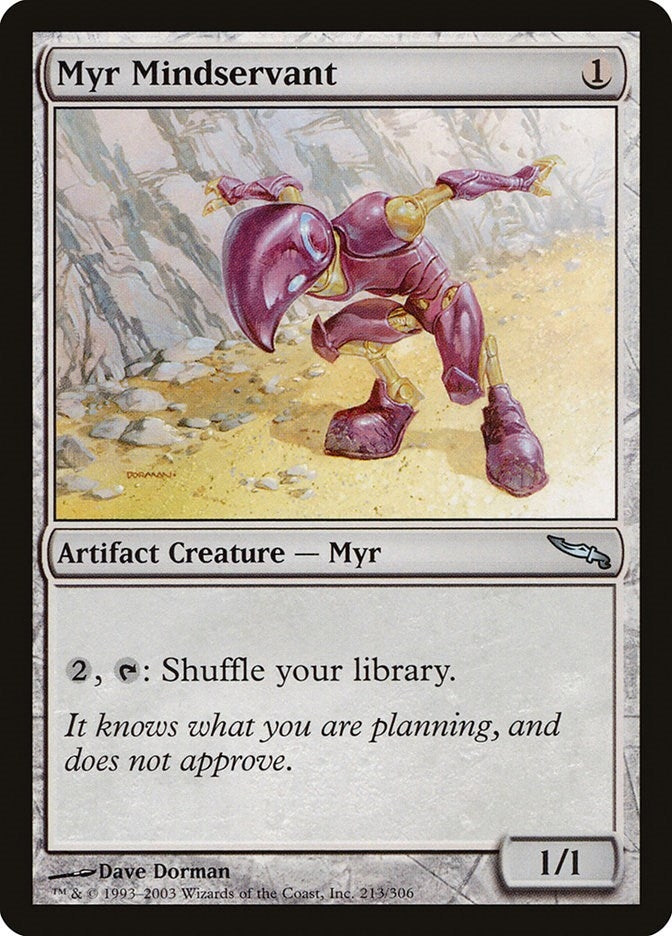 Myr Mindservant (213) (Mirrodin)