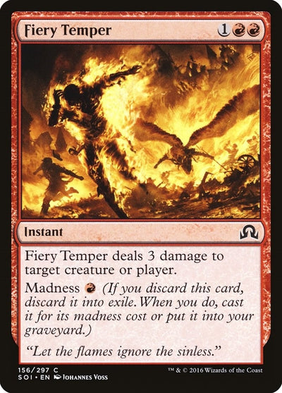 Fiery Temper (156) (Shadows over Innistrad)