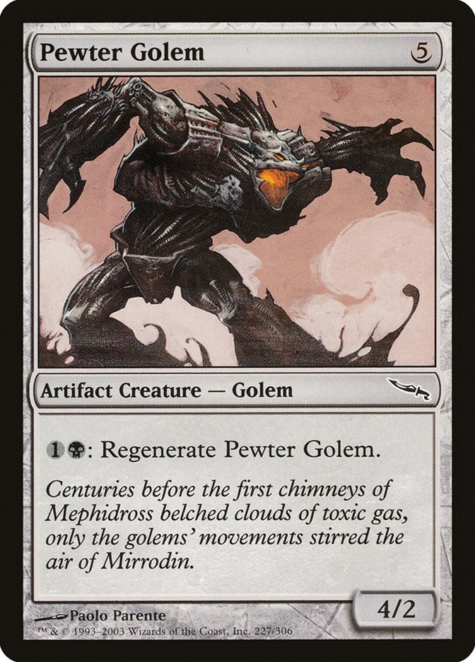 Pewter Golem (227) (Mirrodin)