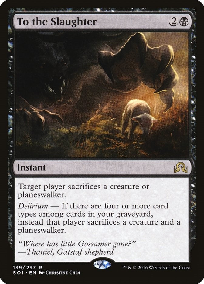 Image for To the Slaughter (139) - Magic: The Gathering