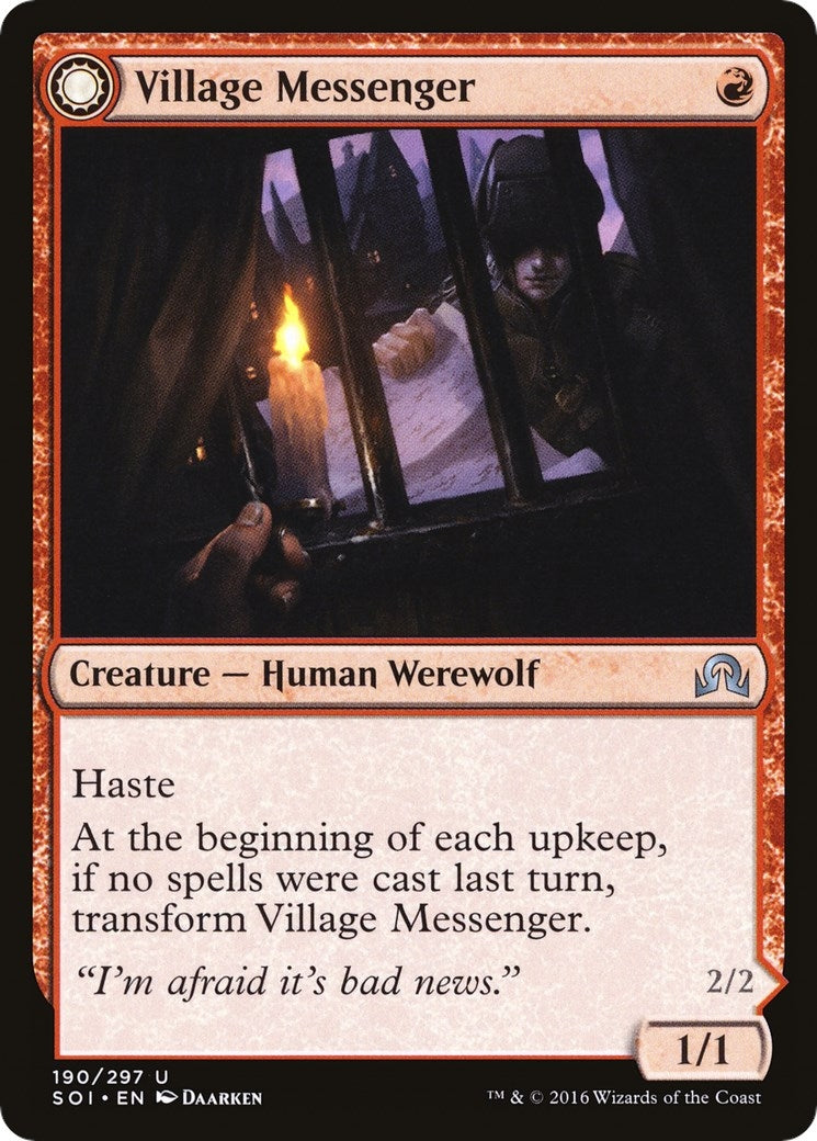 Image for Village Messenger (190) - Magic: The Gathering