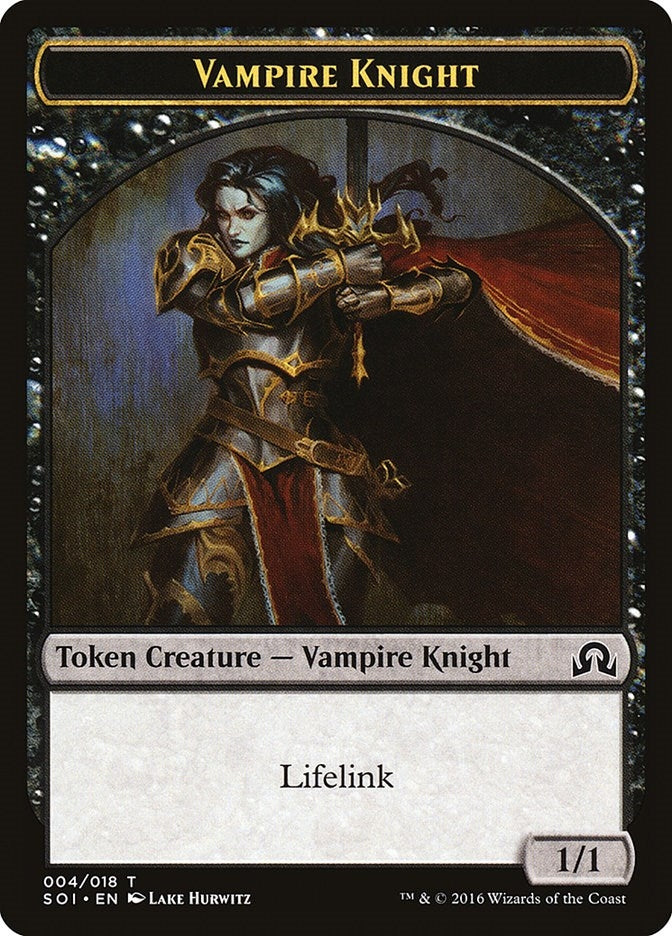 Image for Vampire Knight Token (4) - Magic: The Gathering