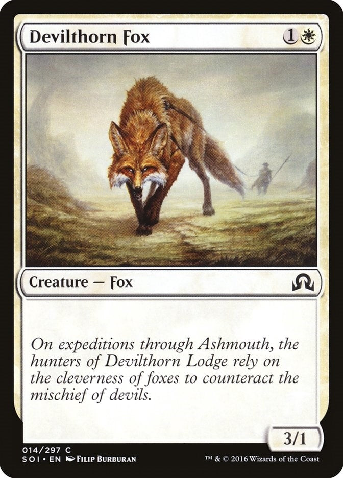Devilthorn Fox (14) (Shadows over Innistrad)