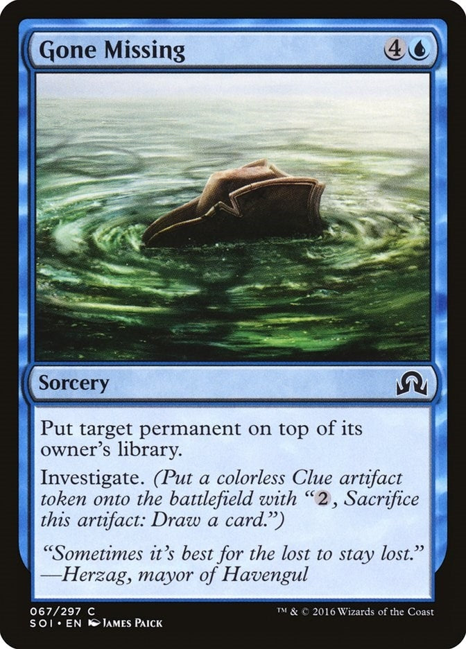 Gone Missing (67) (Shadows over Innistrad)