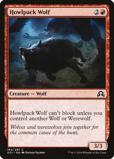 Howlpack Wolf (164) (Shadows over Innistrad)