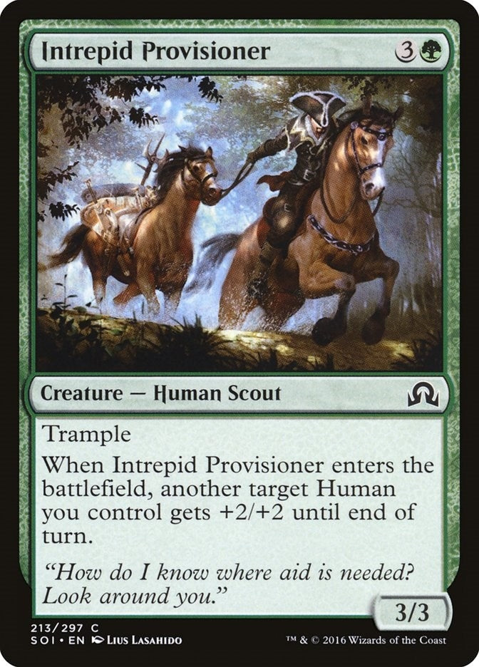Intrepid Provisioner (213) (Shadows over Innistrad)