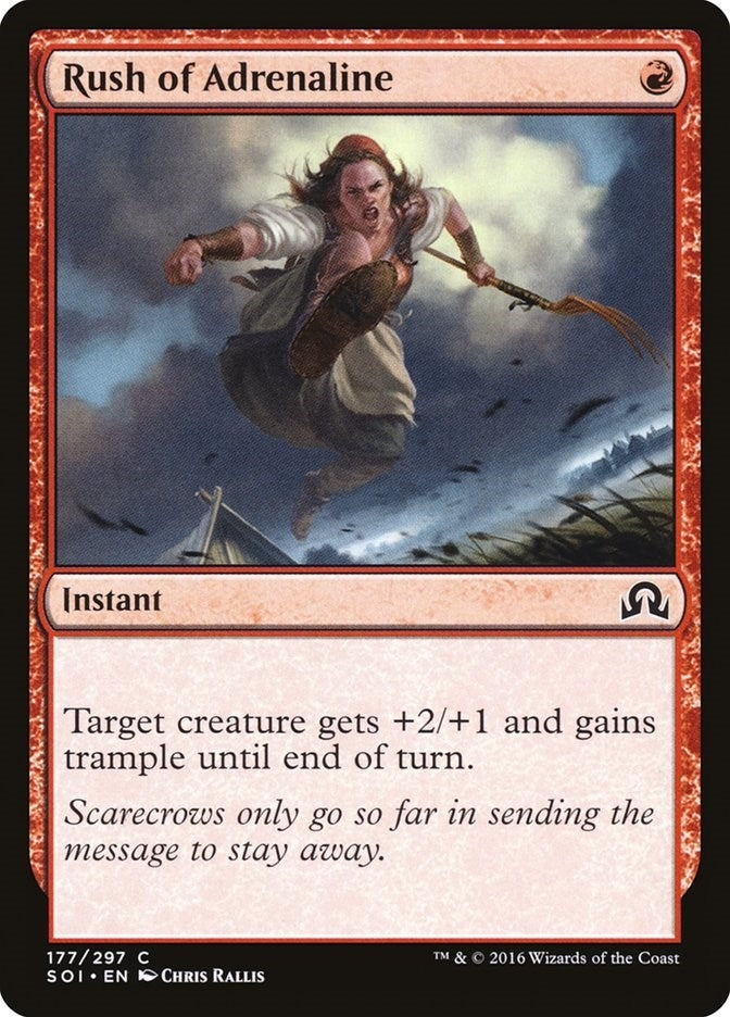 Rush of Adrenaline (177) (Shadows over Innistrad)