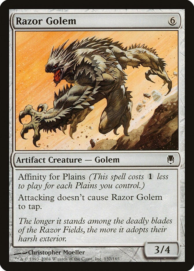 Razor Golem (137) (Darksteel)