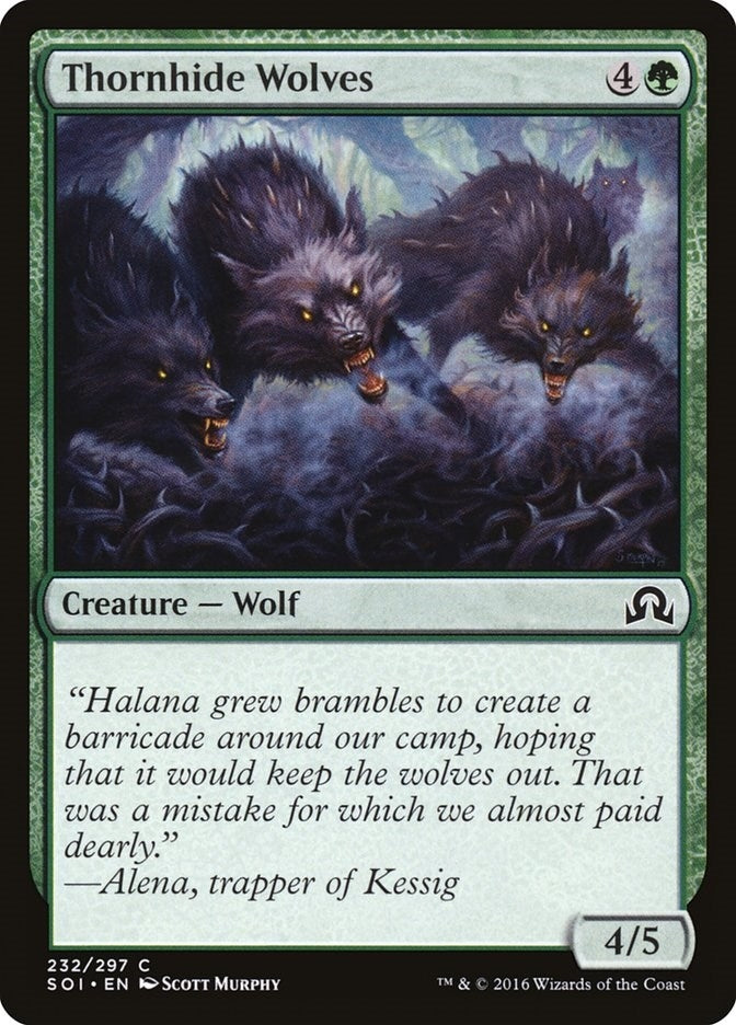 Thornhide Wolves (232) (Shadows over Innistrad)