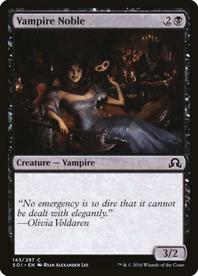 Image for Vampire Noble (143) - Magic: The Gathering