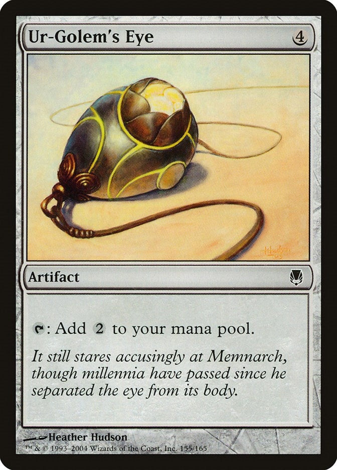 Image for Ur-Golem's Eye (155) - Magic: The Gathering