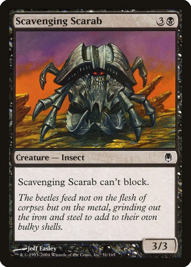 Scavenging Scarab (51) (Darksteel)