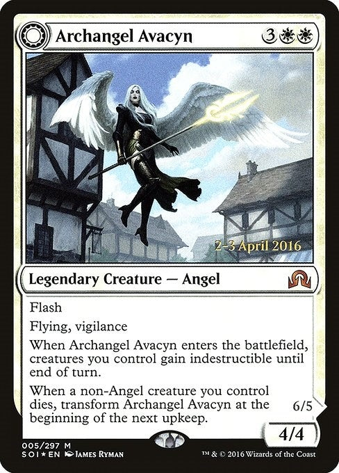 Archangel Avacyn (5) (Prerelease Cards)