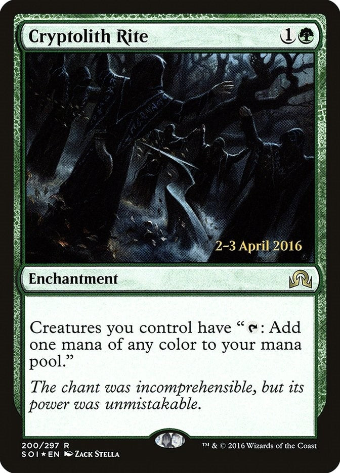 Cryptolith Rite (200) (Prerelease Cards)