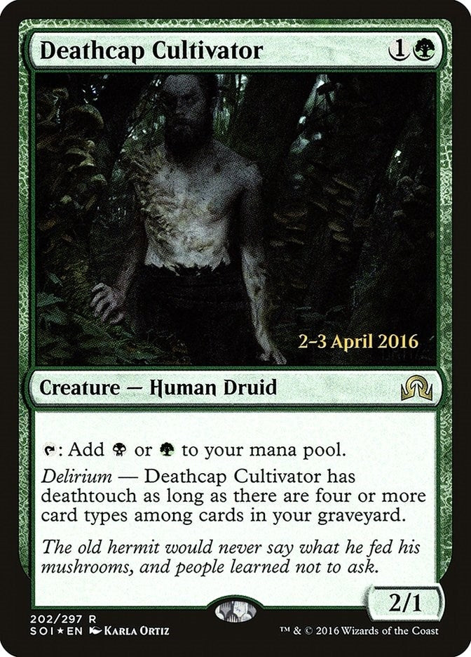 Deathcap Cultivator (202) (Prerelease Cards)