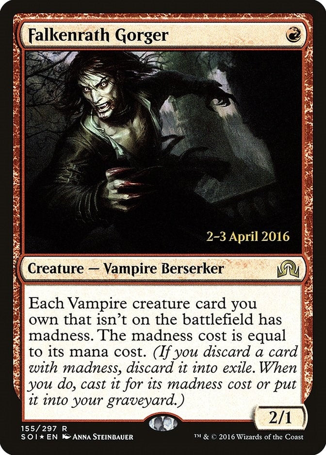 Falkenrath Gorger (155) (Prerelease Cards)