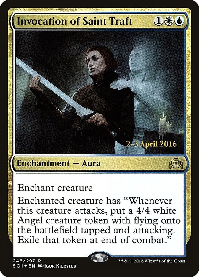 Invocation of Saint Traft (246) (Prerelease Cards)