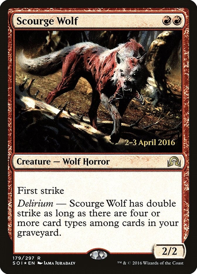 Scourge Wolf (179) (Prerelease Cards)