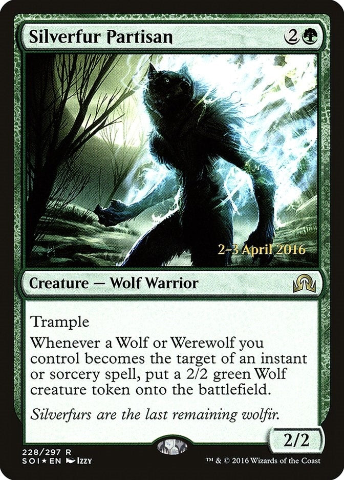Silverfur Partisan (228) (Prerelease Cards)
