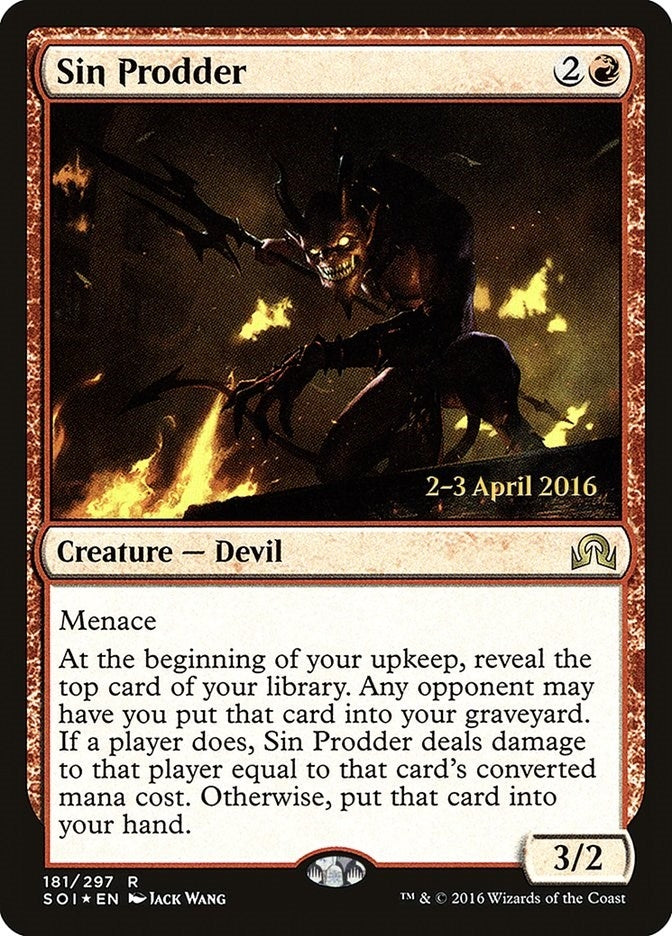 Sin Prodder (181) (Prerelease Cards)