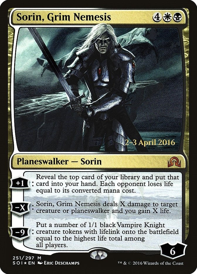 Sorin, Grim Nemesis (251) (Prerelease Cards)