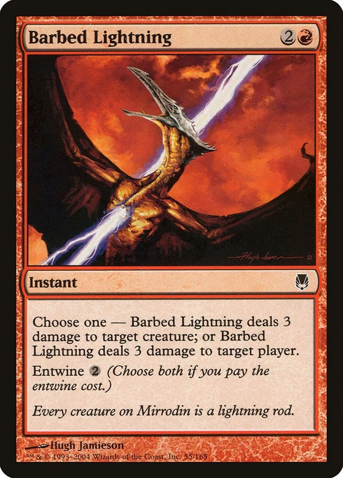 Barbed Lightning (55) (Darksteel)
