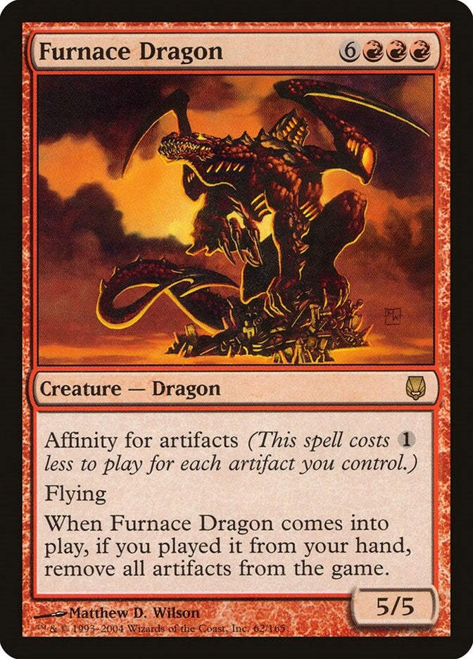 Furnace Dragon (62) (Darksteel)