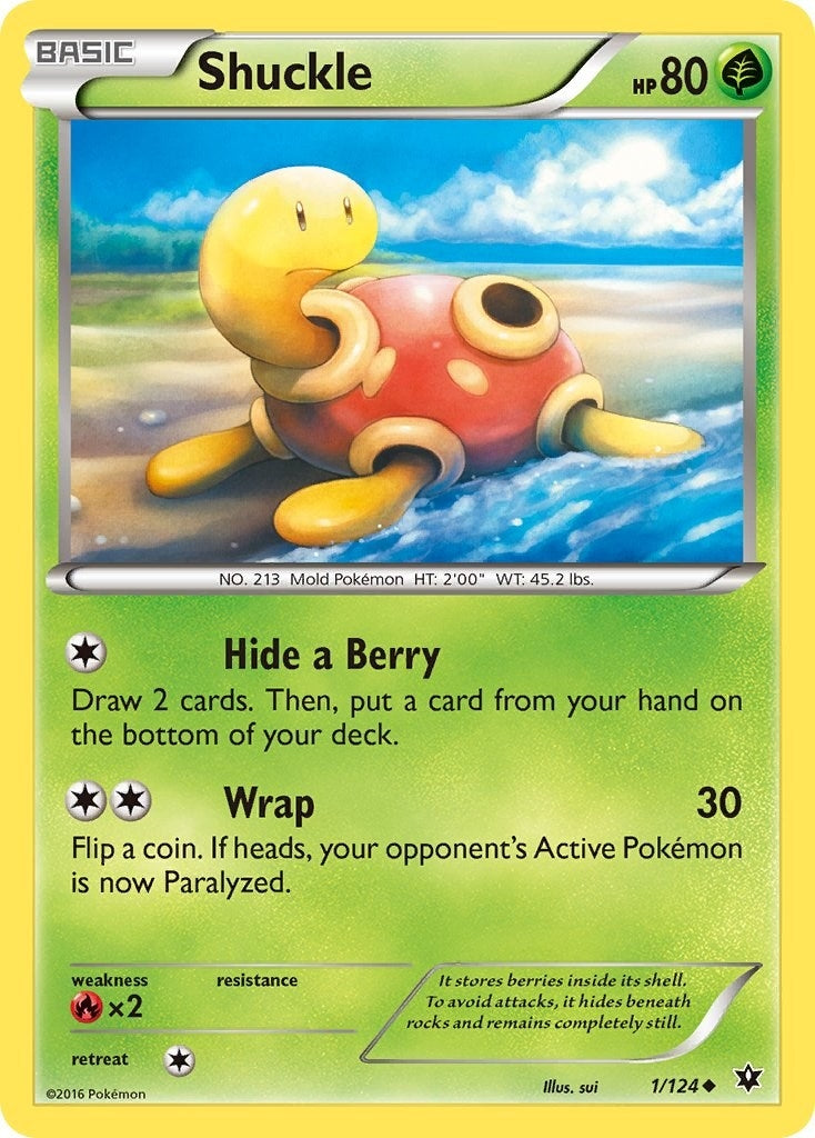 Image for Shuckle (1/124) (XY - Fates Collide) - Pokemon