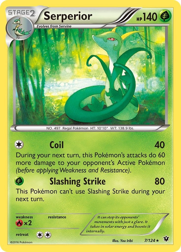 Image for Serperior (7/124) (XY - Fates Collide) - Pokemon